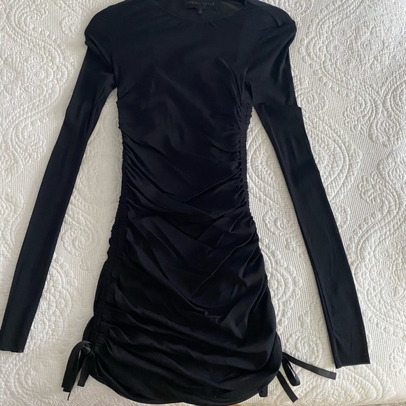 Mesh Black Mini Dress - Picture 3 of 3